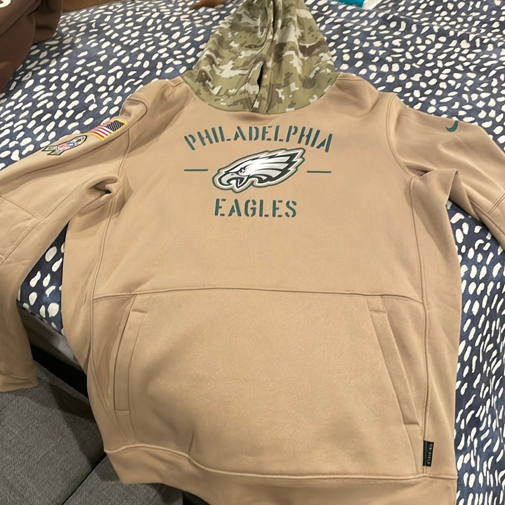 Philadelphia Eagles NFL Camo on field apparel. Unisex hoodie,